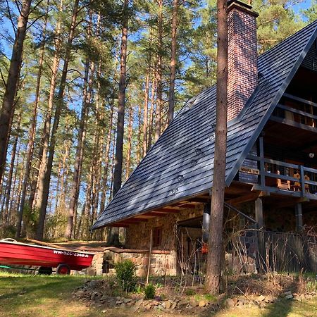 Ferienhaus Marianna Am See Mit Gratis Sauna, Ruderboot & Wlan Krzywonoga Exterior foto