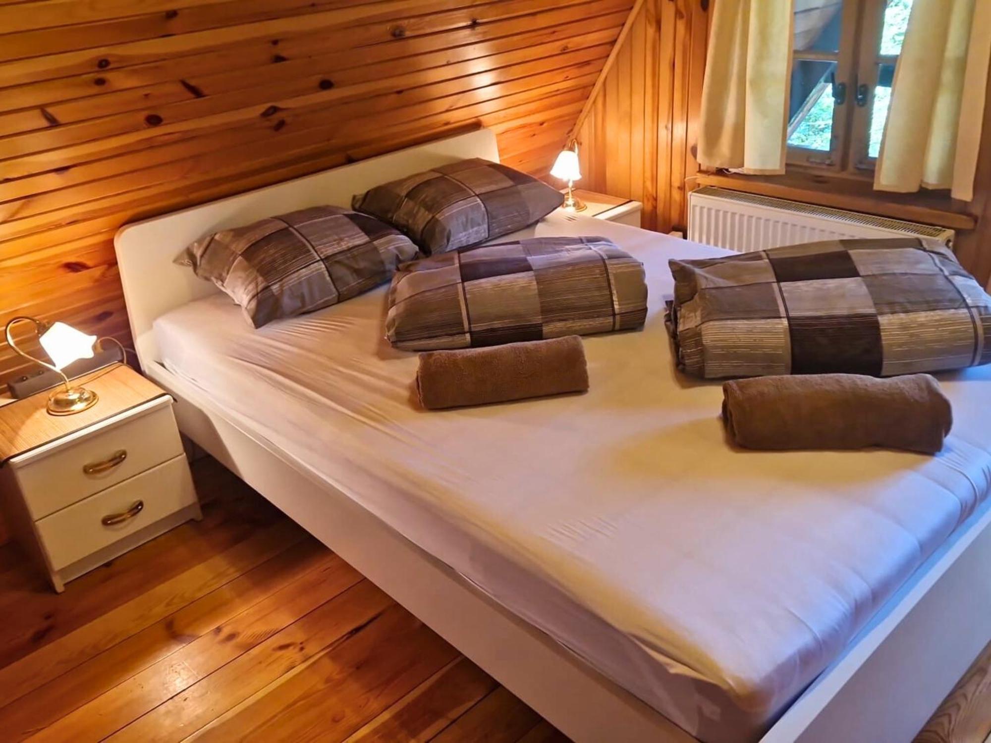 Ferienhaus Marianna Am See Mit Gratis Sauna, Ruderboot & Wlan Krzywonoga Exterior foto
