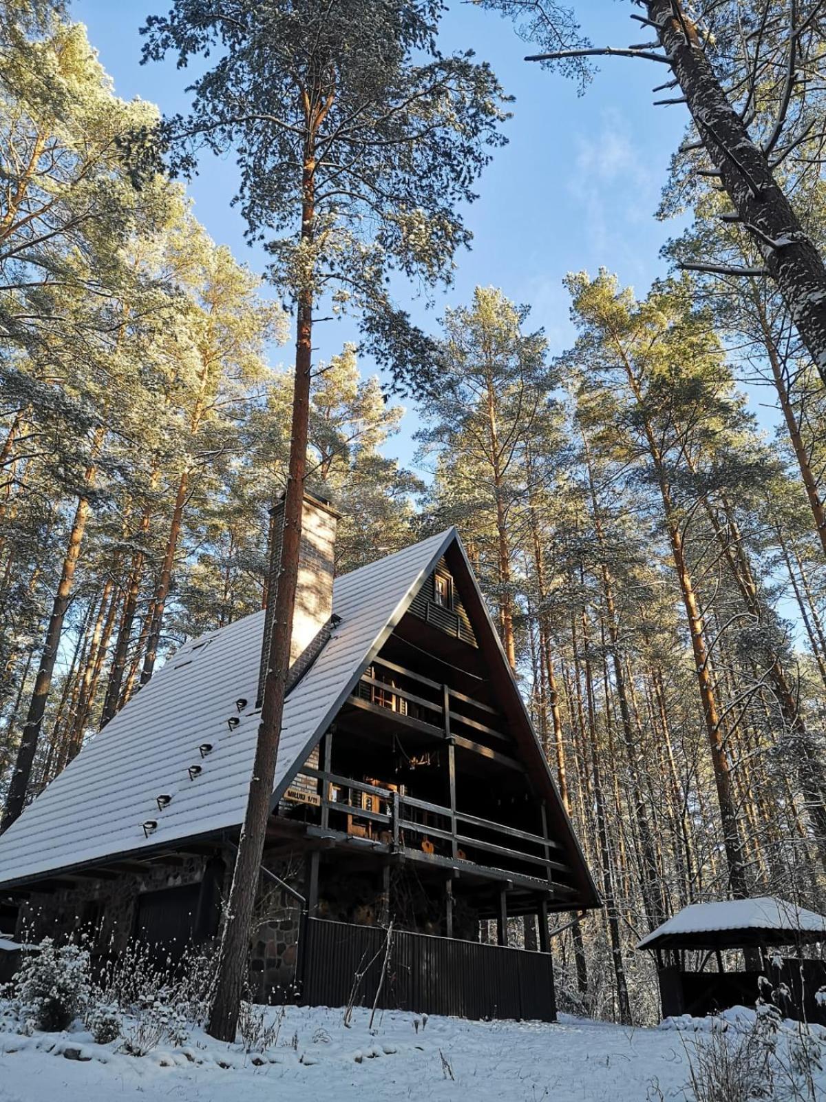 Ferienhaus Marianna Am See Mit Gratis Sauna, Ruderboot & Wlan Krzywonoga Exterior foto